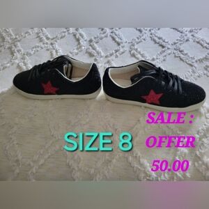 Vintage Havana splash black/pink star size 8